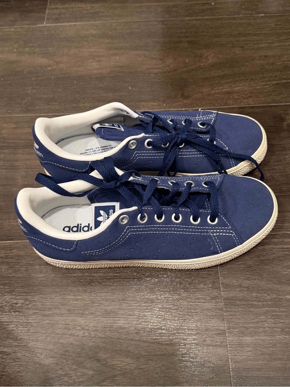 adidas Kids Navy Low-Top Canvas Sneakers